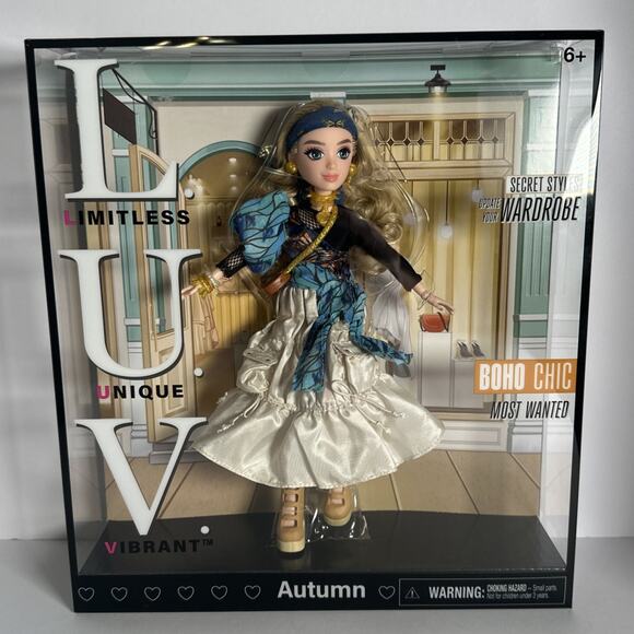 LUV Premium Fashion Doll Autumn Boho Chic Sealed Limitless Unique Vibrant NEW - Picture 1 of 5